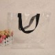 Customized Size Logo PVC Plastic Flat-Mouth Packaging Bags