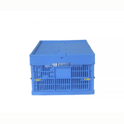 Collapsible Plastic Fruit Stackable Industrial Vegetable Crates with Lid