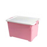 35L wholesale plastic toy organizer storage box with handle for home