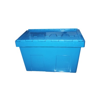 Hot sale moving vegetables stackable plastic crates tomato crets with lid