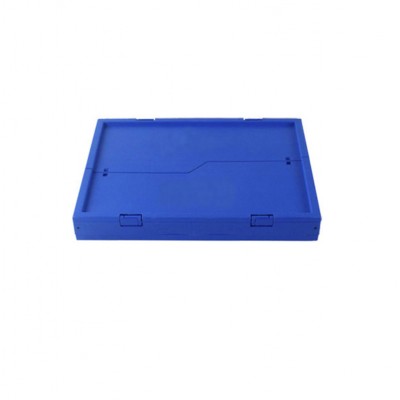 High Quality Blue Color Vegetables Custom Storage Foldable Plastic Crates