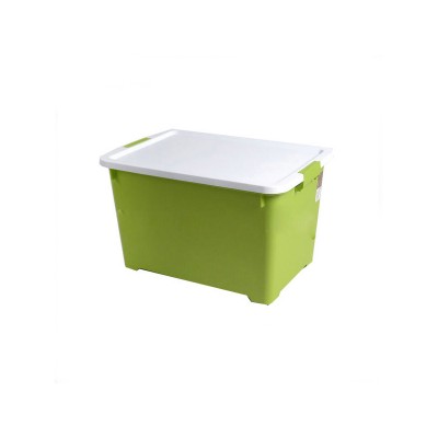 customized stackable plastic toy storage box with wheels