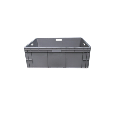 800*600*280 Wholesale Workshop Cheap Industrial Plastic Moving Gray Tote Box