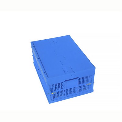 Factory Supply Cheap Fruit Vegetable Packing Plastic Mesh Folding Box Crate